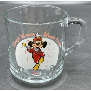 ANCHOR HOCKING Disney MICKEY MOUSE CLUB 1955 8oz Glass MUG/CUP